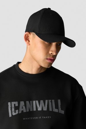 Cotton Stretch Cap Black