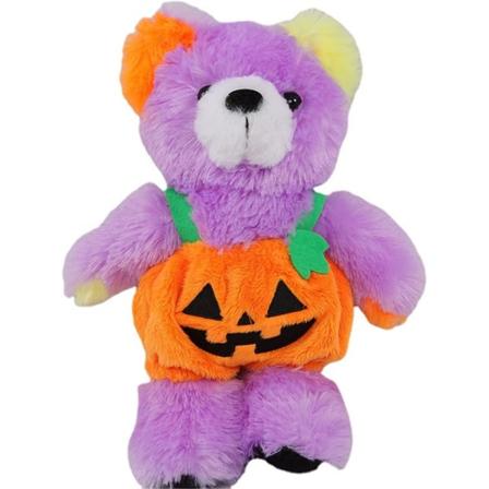 Pehmokarhu Halloween-täyte Kurpitsa Pehmo Pieni täytetty eläinkarhu Pehmo Halloween Kurpitsa Halloween Pumpkin Bear Pehmolelu