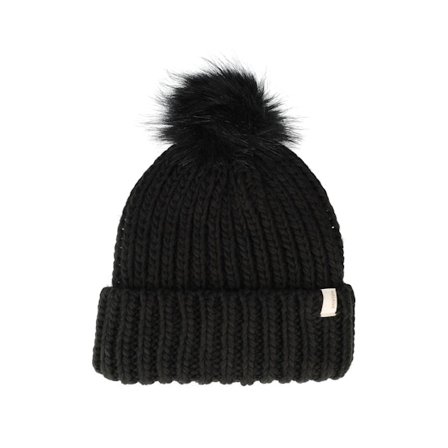 Brixton - Negro pom Beanie - Dillon Beanie Black Pom @ Hatstore