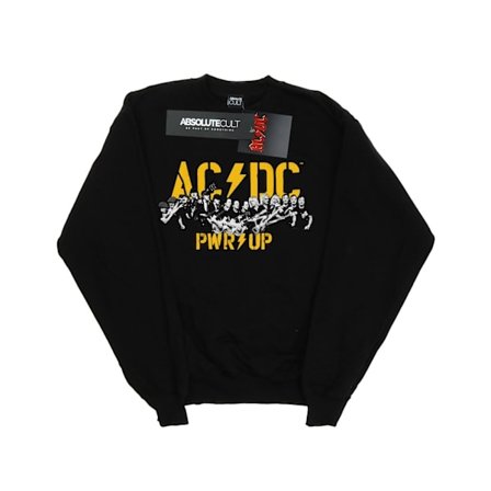 AC/DC Girls PWR UP Porträtt Motion Sweatshirt 5-6 år Svart