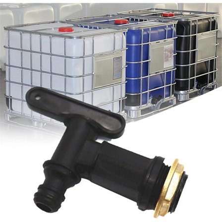 1000L S ili hana, Muovinen Vesis ili hana Sadeveden Ker j Hana, 3/4" Letkuhana-adapteri Ker j t Hana Ibc-s ili adapterille (1KPL)"