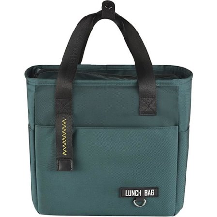 Bento Vattentät Lunchväska/Kylväska Lätt att Bära för Skola, Kontor, Resor, Picknick, Topp Grön Liten