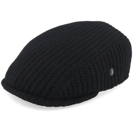 City Sport - Svart flatcap Keps - Black Sixpence Flat Cap @ Hatstore