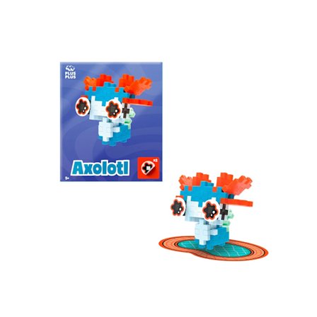 Plus-Plus Husdjurspaket – Blå Axlotl