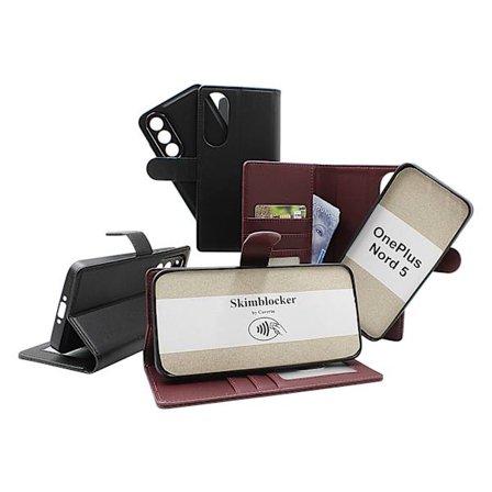 Skimblocker OnePlus Nord 5 Magnet Plånboksfodral