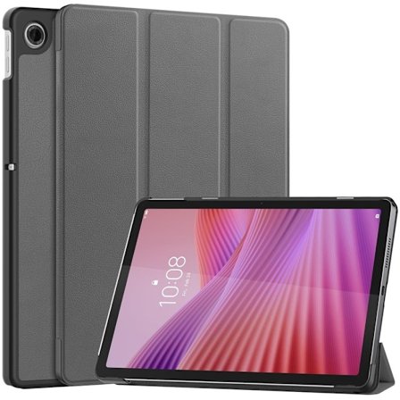 SKALO Lenovo Tab 10.1" Trifold Kotelo - Harmaa