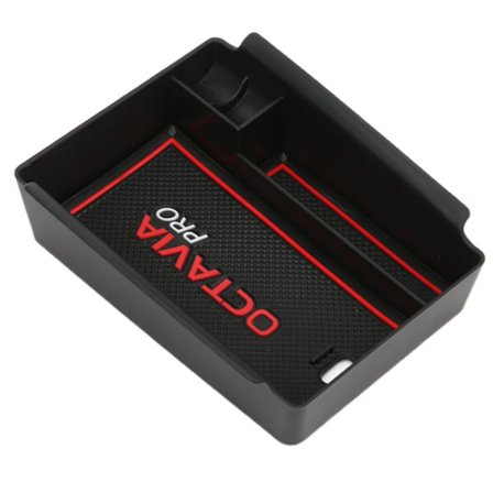 Central Armrest Förvaringslåda Organizer Biltillbehör Ersättning för Octavia PRO 2021