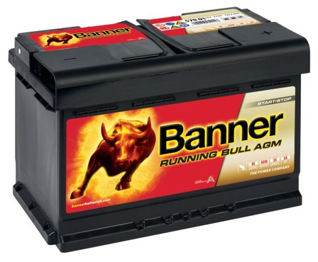 Banner Running Bull AGM 57001M Startbatteri 12V, 70 Ah, Elfördelning & strömförsörjning