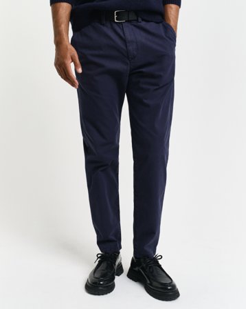 GANT Herren Regular Fit Canvas Chinohose mit schmal zulaufendem Bein (32/32)