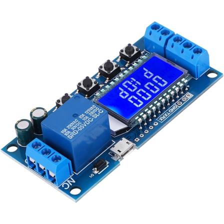 5V Tidsrelæ Forsinkelsescontroller Board Forsinkelse Frakoblingscyklus Timer 0,01s - 999 Min