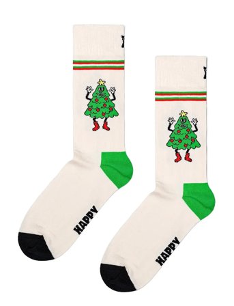 Happy Tree Sock White Happy Socks