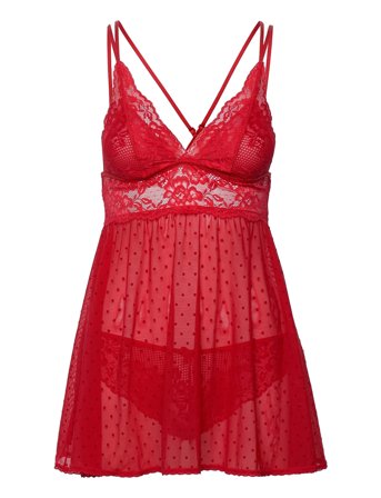 Hunkemöller | Bd Dot Mesh Lace Beatriz | XL
