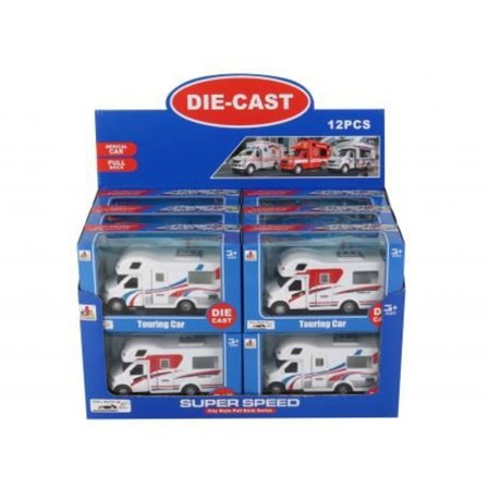 Alrico 4518 Cars Bilar Touring Cars Husbil Pullback 15cm VIT res