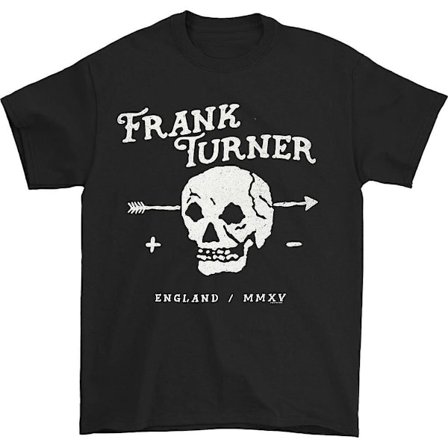 Frank Turner Arrow Through Skull T-shirt