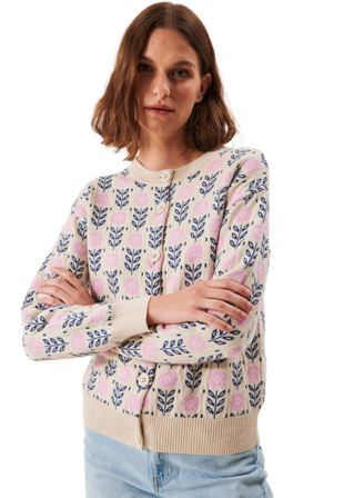 Jumperfabriken Alfrida Cardigan Tröjor Dam Beige S