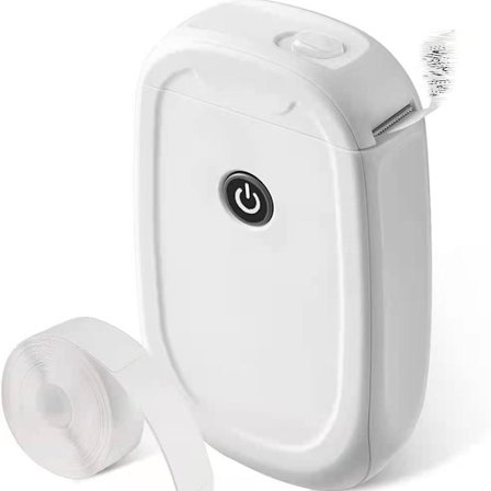 Bluetooth-etikettmaskin med tejp, bärbar klistermärke