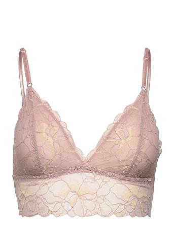 Bra Celine Bralette Lingerie Bras & Tops Soft Bras Triangle Bras Rosa Lindex