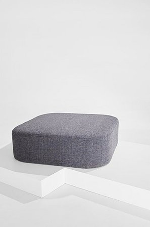 Jotex - Großer Pouf Aus Bouclé 100x100 Cm Ava - Kaufen Pastill - Möbel bei Jotex