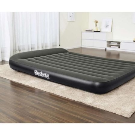 Ilmapatja - BESTWAY - 2 paikalle - Musta - 203x152x30 cm - Automaattinen pumppu