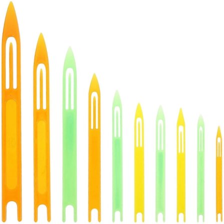 10 stk. Fiskenet-Skydder Reparation Net Line Plastik Skydder Net Mending Nål Fiskeri Skydder Værktøjer