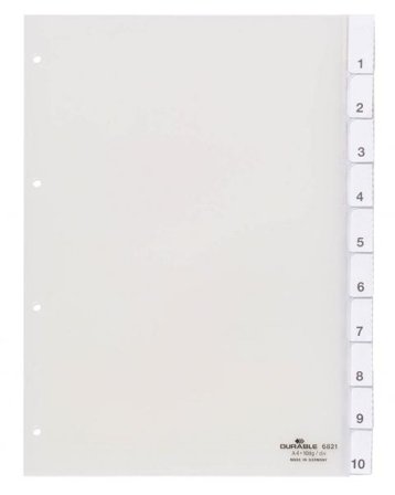 DURABLE Register Durable 6821 A4 10-tlg PP