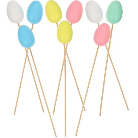 Legetøjsæg Påskeæg Børn Multi Farvet Plastik 9 stk.[D]