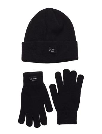 Jac2Pack Ot Beanie & Gloves Black Jack & J S