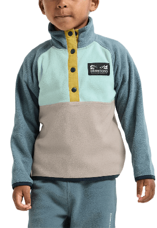 Didriksons Monte Half button Ytterplagg Unisex Grön 140