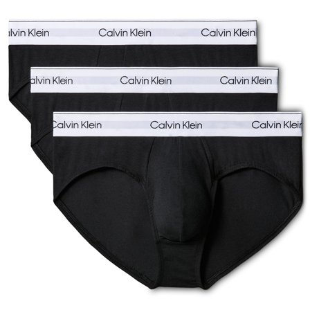 Boxeri tip slip Calvin Klein (set de 3), de culoare neagră pentru bărbați