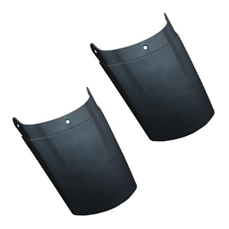 2x Kompatibel med Nmax155 Motorcykel Forreste Skærm Mudguard Forlængelse Splash Guard Abs Mudflap Sort