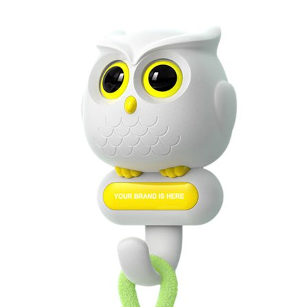 Mode Blinkande uggla-formad krok Multifunktionella snygga nyckelringar Krok för hemmet