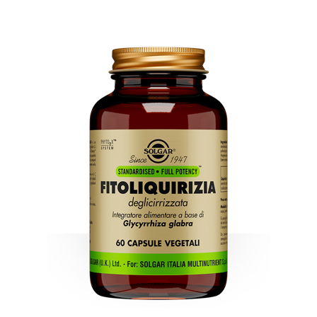 Solgar Fitoliquirizia Deglicirrizzata 60 Capsule Vegetali