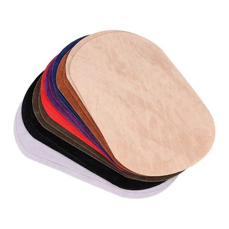 16 stk. Gensere Skjorte Albue Kne DIY Reparasjonslapper Applikasjon Albuelapp Jeans Strykelapper (8 farger)