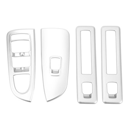 4 stk Dørvindu Bryter Bezel Matt Forgylt Beskyttende Dørvindu Bryter Kontrollpanel Trim Utbytting for Benz Vito W447 LHD