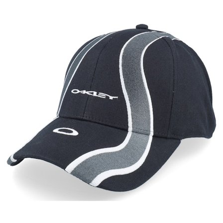 Oakley - Svart flexfit Caps - Wave Cap Blackout Flexfit @ Hatstore