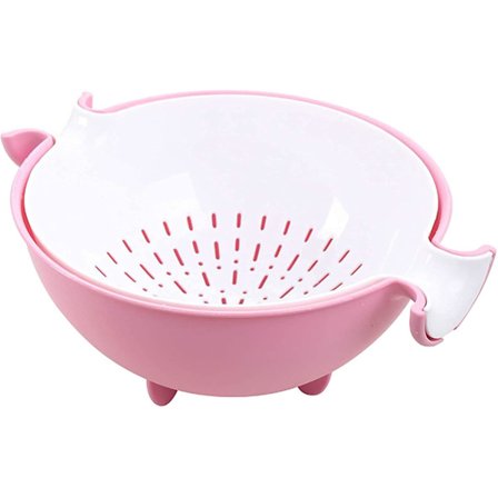 2-i-1 Köksavlopp/sil & Skålset, stor plasttvättsskål