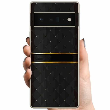 Google Pixel 6 Pro Tpu Mobilskal Golden Stripes