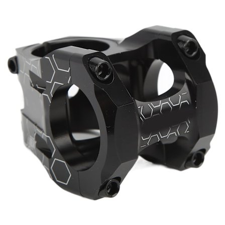 MEROCA Mountainbike Kort Styrstamme Aluminiumlegering CNC Hul Cykelhåndtag Skaft Sort