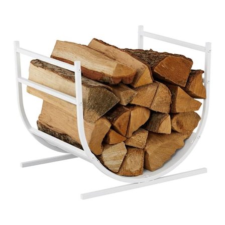 U-formad vedhylla i metall – halvrund design