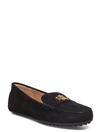 Lauren Ralph Lauren Barnsbury Suede Loafer - Black - 40