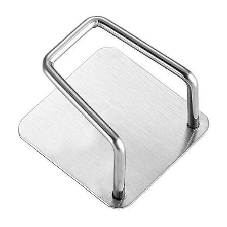 Kjøkkensvamp holder 304 rustfritt stål selvklebende svamp Di