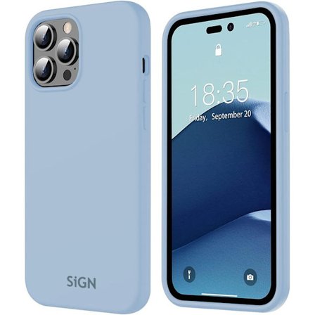 Liquid Silikone Cover til iPhone 14 Pro Max - Sapphire Blue
