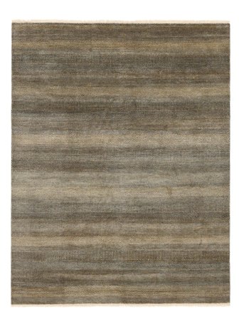 237X302 Dywan Grass Nowoczesny Brunatny/Czarny (Wełna, Indie) Carpetvista