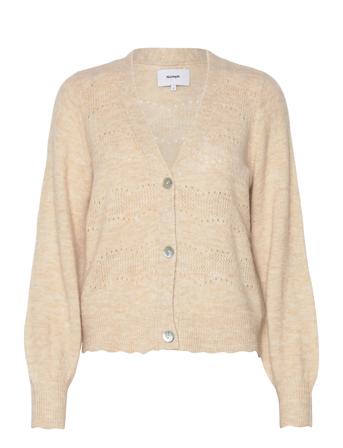 Nujinky B Cardigan Strikkegenser Cardigan Creme Nümph*Betinget Tilbud