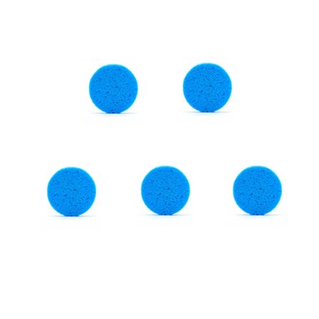 100 stk. Naturlig træmasse svamp cellulose komprimeret kosmetisk puff ansigtsrensende svamp ansigtspleje makeupfjerner værktøjer