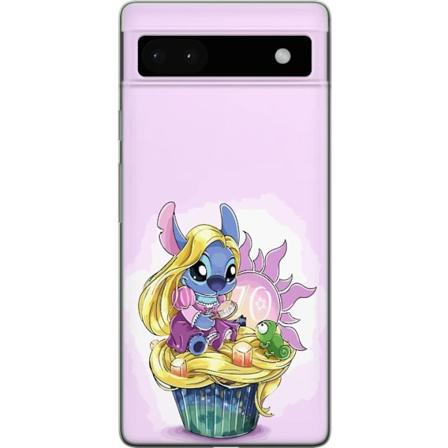 Google Pixel 6a Gjennomsiktig deksel Stitch Prinsesse