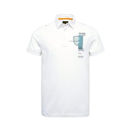 PME Legend, Polo Wit, Heren, Maat:M,stretch