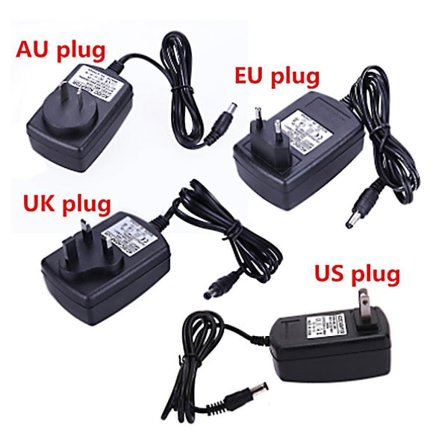 15v 1a 2a 2.5a 3a AC/DC Adapter Strømadapter Oplader til LED Lyslister
