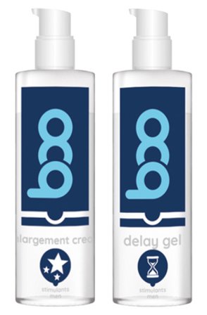 BOO Delay Gel 50 ml + Enlargement Cream 50 ml Paketerbjudande - Blushme.se