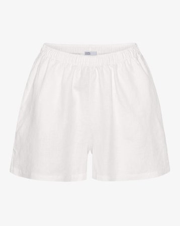 Linen Shorts - Optical White - Female - M